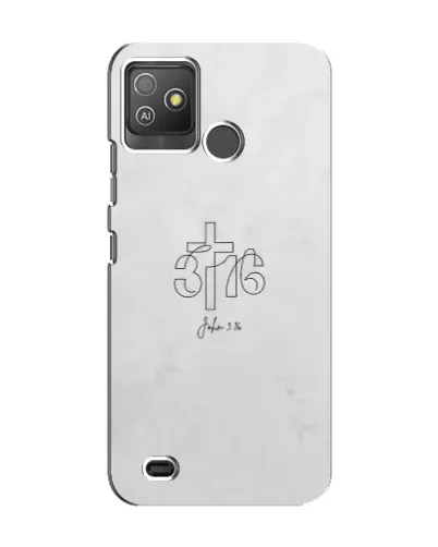 Чехол для TECNO Pop 5 GO с картинкой «Иоанна 3:16 Крест» Чехол для TECNO Pop 5 GO с картинкой «Иоанна 3:16 Крест»
