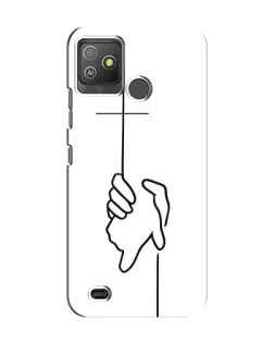 Чехол для TECNO Pop 5 GO с картинкой «Рука держит» Чехол для TECNO Pop 5 GO с картинкой «Рука держит»