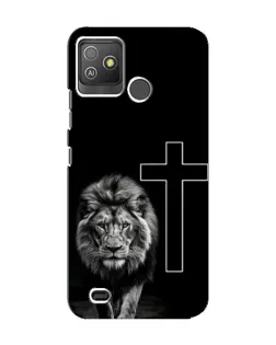 Чехол для TECNO Pop 5 GO с картинкой «Лев и Крест» Чехол для TECNO Pop 5 GO с картинкой «Лев и Крест»