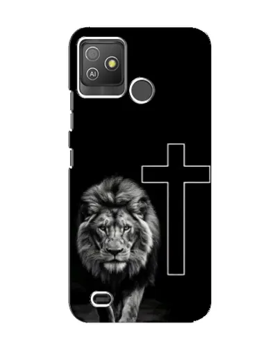 Чехол для TECNO Pop 5 GO с картинкой «Лев и Крест» Чехол для TECNO Pop 5 GO с картинкой «Лев и Крест»