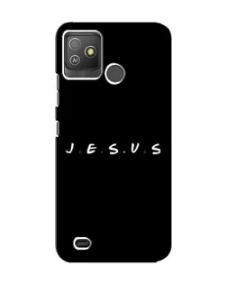 Чехол для TECNO Pop 5 GO с картинкой «Точки веры J.E.S.U.S.»