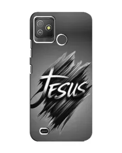 Чехол для TECNO Pop 5 GO с картинкой «Надпись Jesus Graffiti»