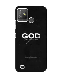 Чехол для TECNO Pop 5 GO с картинкой «GOD — Бог над всем»