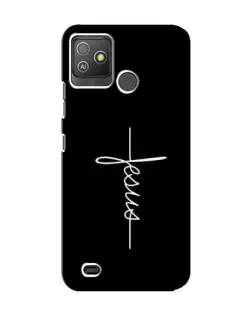 Чехол для TECNO Pop 5 GO с картинкой «Тонкая линия веры»