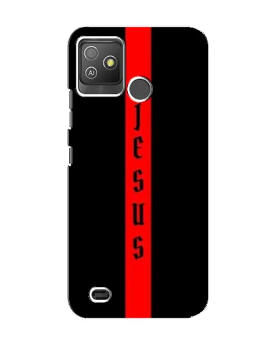Чехол для TECNO Pop 5 GO с картинкой «Красная линия веры» Чехол для TECNO Pop 5 GO с картинкой «Красная линия веры»