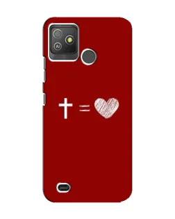 Чохол для TECNO Pop 5 GO з картинкою «Рівняння любові»