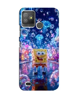 Чехол для TECNO Pop 5 GO с картинкой «Неоновый океан»