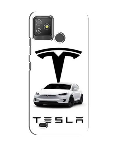 Чехол для TECNO Pop 5 GO с картинкой «Tesla White Style»