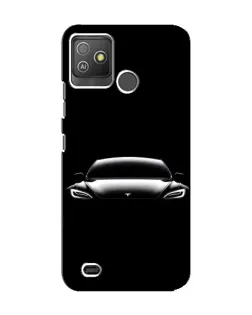 Чехол для TECNO Pop 5 GO с картинкой «Фары Tesla Night»
