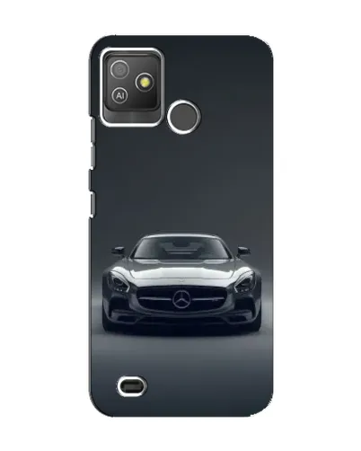 Чехол для TECNO Pop 5 GO с картинкой «Mercedes на черном»