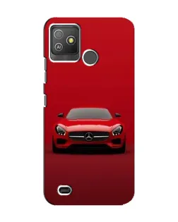 Чехол для TECNO Pop 5 GO с картинкой «Красный Mercedes AMG»
