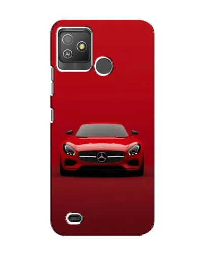 Чехол для TECNO Pop 5 GO с картинкой «Красный Mercedes AMG»