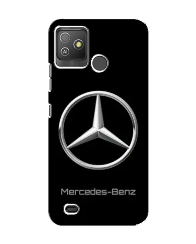 Чехол для TECNO Pop 5 GO с картинкой «Mercedes Silver Logo»