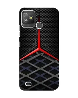 Чехол для TECNO Pop 5 GO с картинкой «Mercedes Carbon Grid»