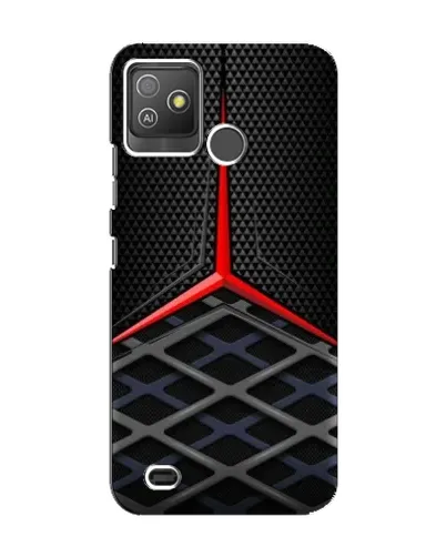 Чехол для TECNO Pop 5 GO с картинкой «Mercedes Carbon Grid»