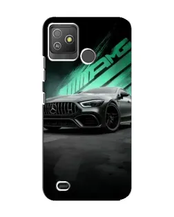 Чехол для TECNO Pop 5 GO с картинкой «Темный Mercedes AMG»
