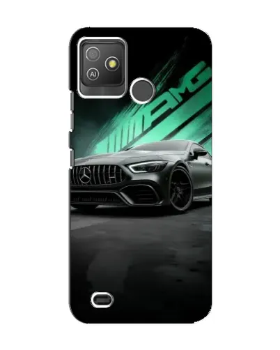 Чехол для TECNO Pop 5 GO с картинкой «Темный Mercedes AMG»