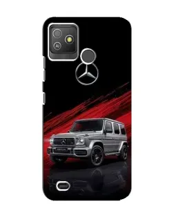 Чехол для TECNO Pop 5 GO с картинкой «Mercedes G-Class красный»
