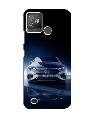 Чехол для TECNO Pop 5 GO с картинкой «Ночной Mercedes EQ»