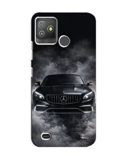 Чехол для TECNO Pop 5 GO с картинкой «Mercedes в дыму»
