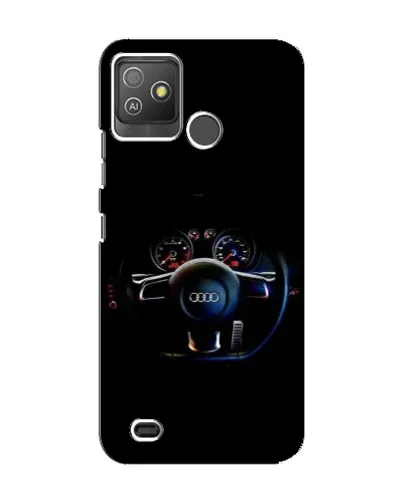 Чехол для TECNO Pop 5 GO с картинкой «Салон Audi — руль» Чехол для TECNO Pop 5 GO с картинкой «Салон Audi — руль»