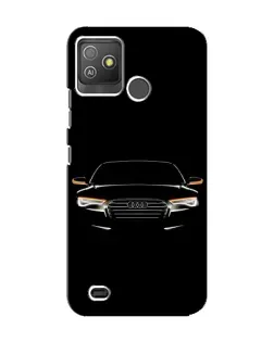 Чехол для TECNO Pop 5 GO с картинкой «Audi — ночной контур»