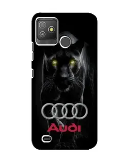 Чехол для TECNO Pop 5 GO с картинкой «Пантера и Audi»