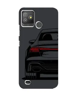 Чехол для TECNO Pop 5 GO с картинкой «Задняя часть Audi — арт»