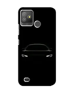 Чехол для TECNO Pop 5 GO с картинкой «Взгляд Audi в темноте»