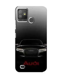 Чехол для TECNO Pop 5 GO с картинкой «Audi — градиентный контур»