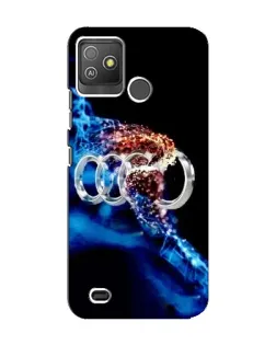 Чехол для TECNO Pop 5 GO с картинкой «Энергия лого Audi»
