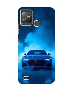 Чехол для TECNO Pop 5 GO с картинкой «Audi — голубая энергия»
