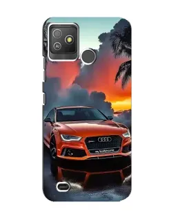 Чехол для TECNO Pop 5 GO с картинкой «Audi — закат»
