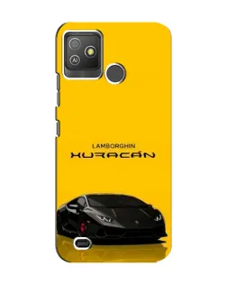Чехол для TECNO Pop 5 GO с картинкой «Lamborghini Huracan черный»