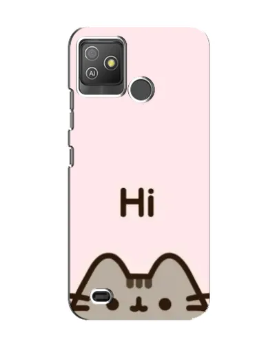 Чехол для TECNO Pop 5 GO с картинкой «Пушин говорит Hi» Чехол для TECNO Pop 5 GO с картинкой «Пушин говорит Hi»