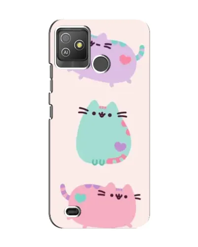 Чехол для TECNO Pop 5 GO с картинкой «Pusheen трио» Чехол для TECNO Pop 5 GO с картинкой «Pusheen трио»