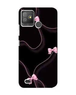 Чехол для TECNO Pop 5 GO с картинкой «Розовые ленты»