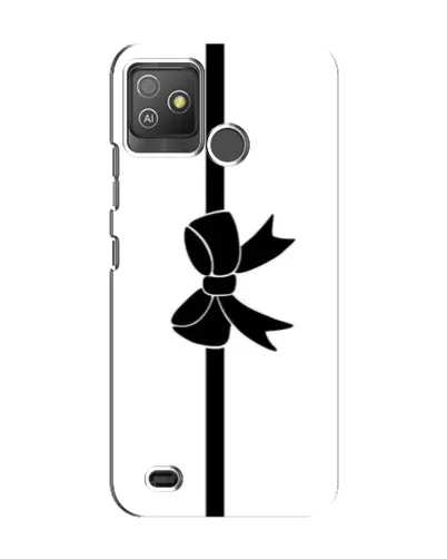 Чехол для TECNO Pop 5 GO с картинкой «Вертикальный бант»