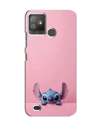 Чехол для TECNO Pop 5 GO с картинкой «Stitch выглядывает»