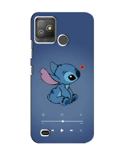 Чехол для TECNO Pop 5 GO с картинкой «Музыкальный Stitch»