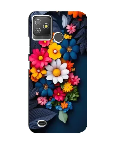 Чехол для TECNO Pop 5 GO с картинкой «Цветочная феерия» Чехол для TECNO Pop 5 GO с картинкой «Цветочная феерия»