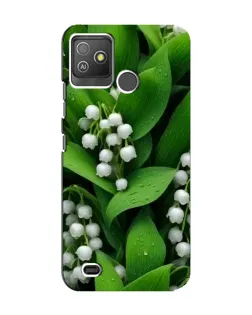 Чехол для TECNO Pop 5 GO с картинкой «Ландыши в зелени»