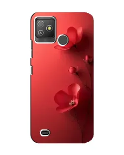 Чехол для TECNO Pop 5 GO с картинкой «Маковые соцветия»
