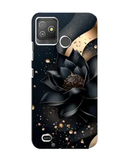 Чехол для TECNO Pop 5 GO с картинкой «Черный лотос»