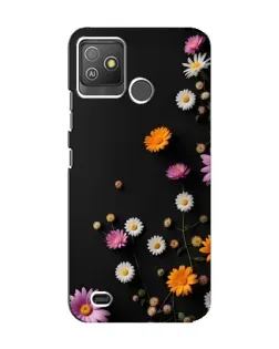 Чехол для TECNO Pop 5 GO с картинкой «Цветочная композиция»