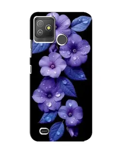 Чохол для TECNO Pop 5 GO з картинкою «Фіолетові квіти з росою» Чохол для TECNO Pop 5 GO з картинкою «Фіолетові квіти з росою»