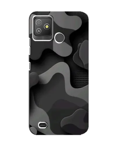Чехол для TECNO Pop 5 GO с картинкой «Темный абстрактный камуфляж» Чехол для TECNO Pop 5 GO с картинкой «Темный абстрактный камуфляж»