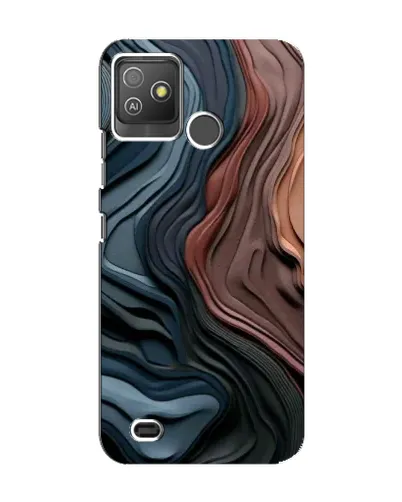 Чехол для TECNO Pop 5 GO с картинкой «Цветные волны каньона» Чехол для TECNO Pop 5 GO с картинкой «Цветные волны каньона»