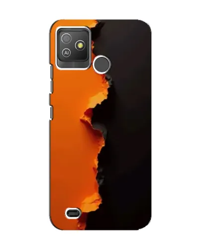 Чехол для TECNO Pop 5 GO с картинкой «Оранжевый разлом» Чехол для TECNO Pop 5 GO с картинкой «Оранжевый разлом»