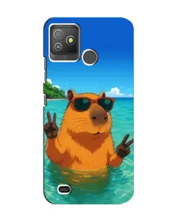 Чехол для TECNO Pop 5 GO с картинкой «Морская капибара» Чехол для TECNO Pop 5 GO с картинкой «Морская капибара»